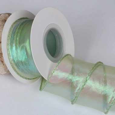 Ruy băng satin phẳng đuôi cá 4cm/10mm sợi sóng cạnh gói hoa quà tặng trang trí bánh sinh nhật 45.990đ
