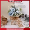 Ruy Băng Thủ Công 4CM x 10M Organza Satin Pha Trộn DIY Gói Quà Cưới và Tiệc Sinh Nhật 4