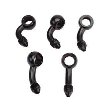 Rzma Ruizu Mã Phanh Ống Dầu Khớp M10 Đầu Góc Hợp Kim Nhôm - Phụ Kiện Xe Điện 9