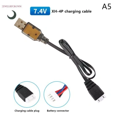 Sạc Li-ion 7.4V (3.7V x2) SM-2P/SM-4P USB cho RC Thuyền, Ô tô - Giá ưu đãi 39.700₫ 9
