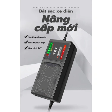 Sạc Xe Đạp Điện 48V12Ah Chống Phồng Bình - Tự Ngắt Khi Đầy, Phù Hợp Xe Ninja, Pega, Vespa - 115k 7