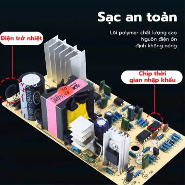 Sạc xe điện 48V 20Ah/12Ah tự ngắt, chống phồng bình - Bộ sạc pin ô tô, chỉ 115.000₫ 6