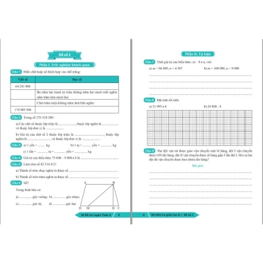 Sách 36 Đề Ôn Luyện Toán Lớp 4 - Nắm Vững Kiến Thức, Giá Ưu Đãi 87.200đ, ndbooks 5