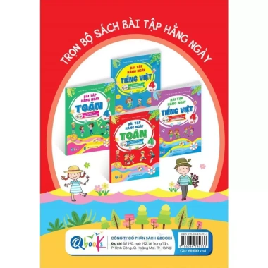 Sách - Bài Tập Hằng Ngày Toán Lớp 4 - Tập 1 - Cánh Diều (1 cuốn)