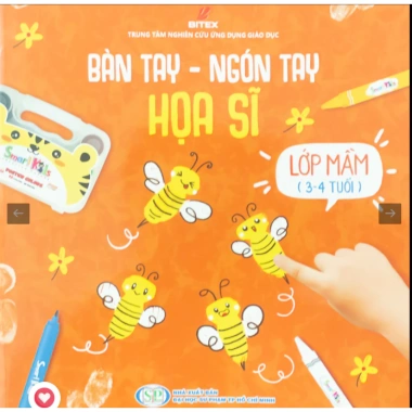 Sách Bàn Tay Ngón Tay Họa Sĩ 3-6 tuổi - Phát triển sáng tạo, giảm giá 30.000đ