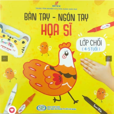 Sách Bàn Tay Ngón Tay Họa Sĩ 3-6 tuổi - Phát triển sáng tạo, giảm giá 30.000đ