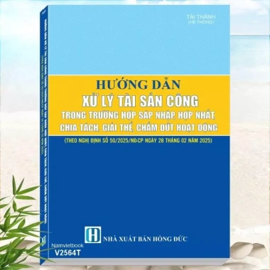 Sách Hướng Dẫn Xử Lý Tài Sản Công Sáp Nhập Hợp Nhất Chia Tách Giải Thể Chấm Dứt Hoạt Động - Giá 239.000 VND 2