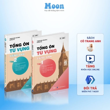 Sách Ôn Thi Vào 10 Lớp 9 - Tổng Ôn Toán Văn Anh Cho 2K11 - Giảm 34k - Moonbook 23