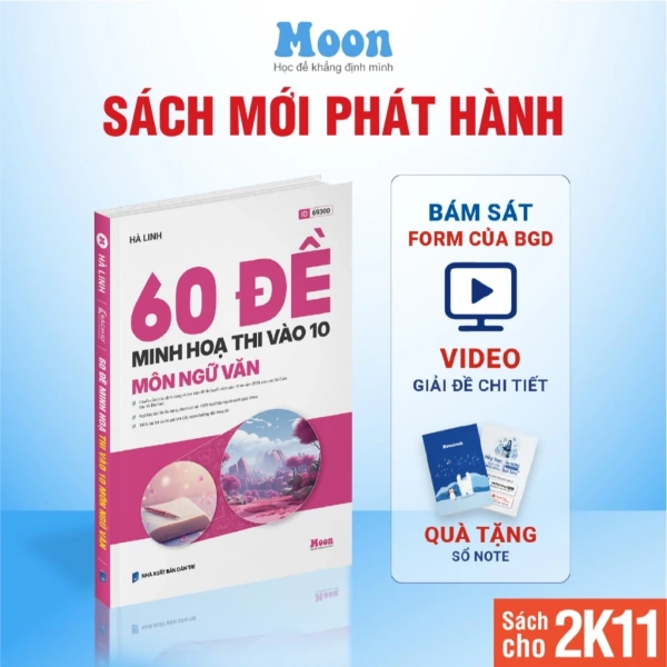 Hình ảnh sản phẩm Sách Ôn Thi Vào 10 Lớp 9 - Tổng Ôn Toán Văn Anh Cho 2K11 - Giảm 34k - Moonbook