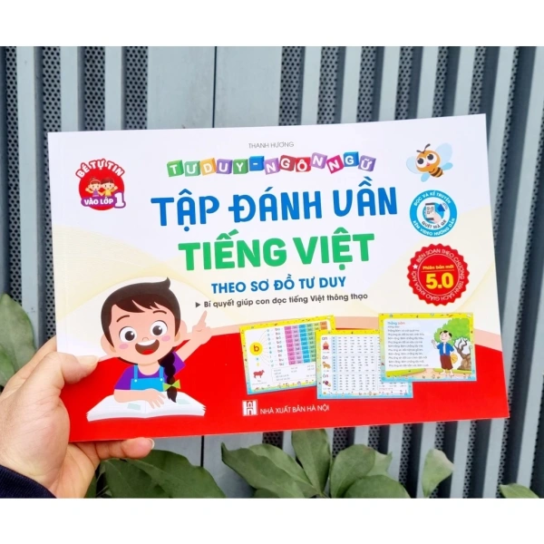 Hình ảnh sản phẩm Sách - Tập đánh vần Tiếng Việt Phiên bản 5.0 Cho Bé từ 4 - 6 Tuổi Kèm File Nghe Đọc Và Video - Hành Trang Vào Lớp 1