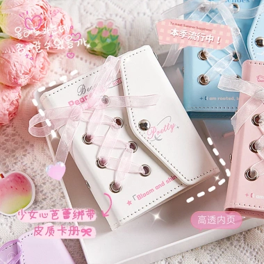 Sách thẻ Ichigo buộc dây thẩm mỹ - Album Photocard ngôi sao Polaroid, giá 201,055₫