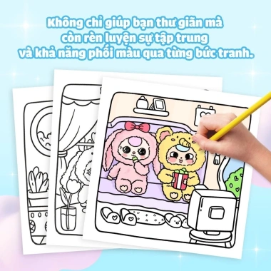 Sách tô màu Baby Three Cầu Vồng Cảm Xúc - 30 chủ đề, 62 trang, 49.000₫ 5 Sách tô màu Baby Three Cầu Vồng Cảm Xúc - 30 chủ đề, 62 trang, 49.000₫ 5