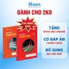 Sách Tổng ôn toán học lớp 12 tập 1 & 2 ôn thi thpt quốc gia, đánh giá năng lực cho 2k8 Moonbook 8