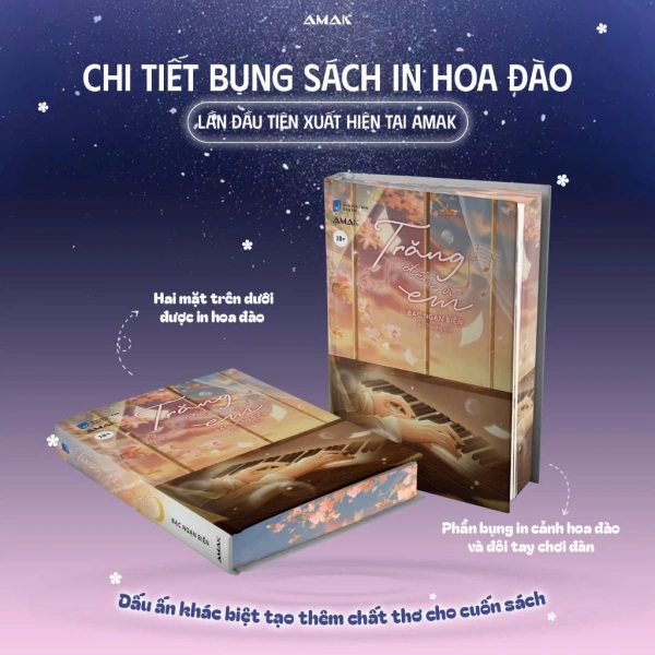 Hình ảnh sản phẩm Sách Trăng đến vì em - Bản bìa mềm và bìa cứng - Đam mỹ - AMAK