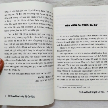 Sách Tư Tưởng Hồ Chí Minh - Mùa Xuân Dân Tộc Giá Cực Sốc 57600đ 5