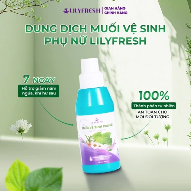SALE TẾT Muối Vệ Sinh Phụ Nữ LilyFresh Dịu Nhẹ 100ml Giảm Mùi Cân Bằng PH - 135k 4 SALE TẾT Muối Vệ Sinh Phụ Nữ LilyFresh Dịu Nhẹ 100ml Giảm Mùi Cân Bằng PH - 135k 4