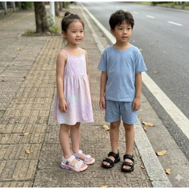 Sandal Da Cao Cấp Đế Đúc Nguyên Khối Cho Bé Trai & Bé Gái - Học Sinh Tiểu Trung Học - 185.000đ 9