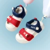 Sandal Hai Màu Cheerful Mario Dép Quai Hậu Chống Va Đập Bé Tập Đi Mầm Non 159k 5