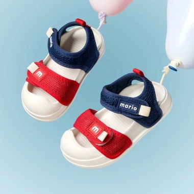Sandal Hai Màu Cheerful Mario Dép Quai Hậu Chống Va Đập Bé Tập Đi Mầm Non 159k 5 Sandal Hai Màu Cheerful Mario Dép Quai Hậu Chống Va Đập Bé Tập Đi Mầm Non 159k 5