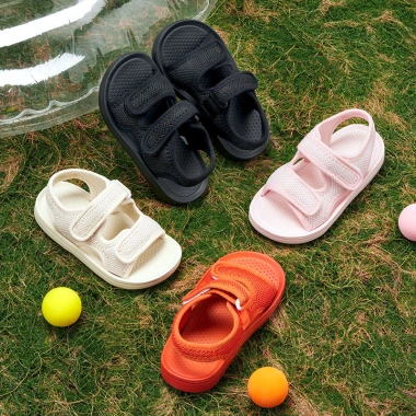 Sandal Mario Dép 7 màu cho bé mới biết đi - Quai hậu Velcro EVA giày sơ sinh