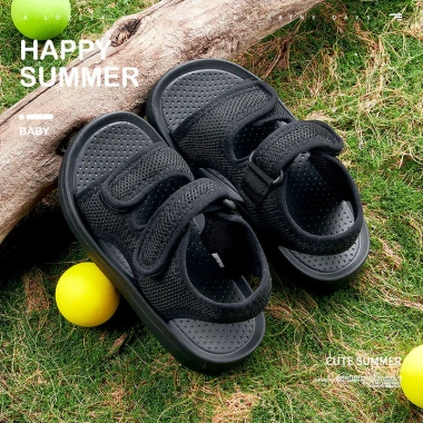 Sandal Mario Dép 7 màu cho bé mới biết đi - Quai hậu Velcro EVA giày sơ sinh