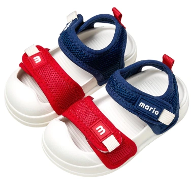 Sandal Mario quai hậu cho bé tập đi - vải mềm mại thoáng khí, chống va đập, giá ưu đãi 159.000đ