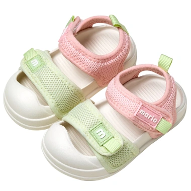 Sandal Mario quai hậu cho bé tập đi - vải mềm mại thoáng khí, chống va đập, giá ưu đãi 159.000đ