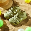 Sandal trẻ em Mario màu xanh lá đậm EVA mềm thiết kế La Mã thoải mái cho bé trai 5