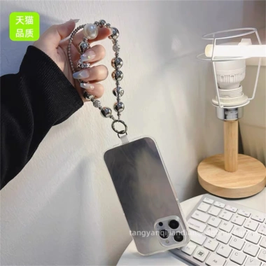 Sang Trọng Camelia Pha Lê Dây Buộc Cổ Tay Kẹp Điện Thoại Móc Khóa Túi Hạt Di Động 72.600₫ 6