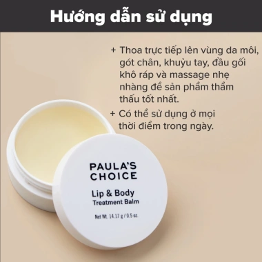 Sáp dưỡng ẩm Paula's Choice Lip & Body Treatment Balm 14.17g - Giá giảm 369.000đ, ngăn nẻ, môi mềm mịn 5