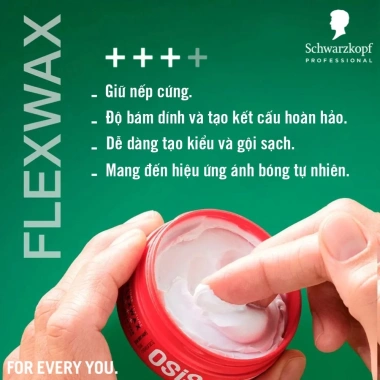 Sáp Tạo Kiểu Giữ Nếp Tóc Cứng OSiS+ FLEXWAX 85ml - Giữ Nếp Lâu, Giá 359.000đ 4