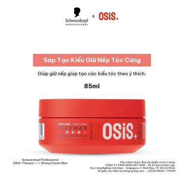Sáp Tạo Kiểu Giữ Nếp Tóc Cứng OSiS+ FLEXWAX 85ml - Giữ Nếp Lâu, Giá 359.000đ 6