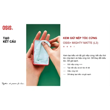 Sáp Tạo Kiểu Schwarzkopf Osis+ Mess Up & Mighty Matte 100ml - Giữ Nếp Mạnh, Tạo Phồng, Mờ Tự Nhiên, 355.000đ 4