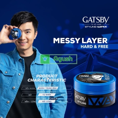 Sáp Vuốt Tóc Gatsby Wax Free 75g Thơm Giữ Nếp Không Bết Rít Nhật Bản 139k 2