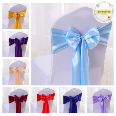 Sash Cưới Cao Cấp Nhiều Màu Sắc Ghế Nơ: Trang Trí Tiệc Sinh Nhật và Khách Sạn Bán Buôn VN 3