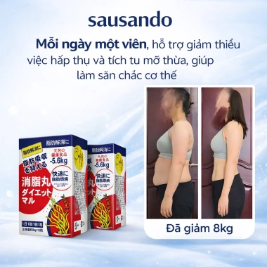 SAUSANDO - Quản lý cân nặng, giảm mỡ thừa trong 7 ngày, giá chỉ 119.000 VND