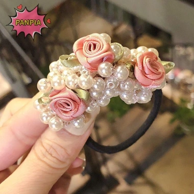 Scrunchies Đuôi Ngựa Ngọc Trai Đính Hạt Co Giãn Pnpia - Dây Buộc Tóc Giá Ưu Đãi 43,956₫