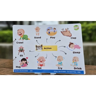 SĐTD 20 chủ đề kèm file nghe video, bìa cứng chống nước, in A4 - Giá ưu đãi 130.000đ