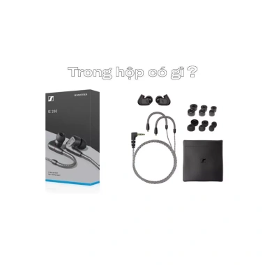 Sennheiser IE 200 Tai nghe nhét tai Hi‑Res, âm cân bằng, bảo hành 12 th, 3.199.000₫