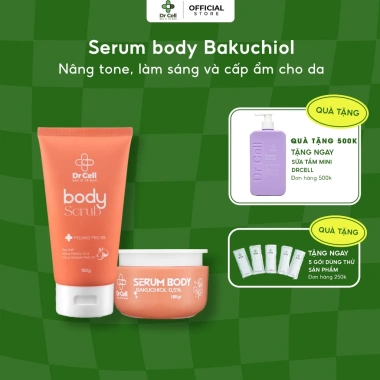 Serum Body Bakuchiol 0,5% Dr Cell dưỡng ẩm, làm sáng, nâng tone da, giá chỉ 290.000 VND