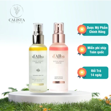 Serum dạng xịt khoáng dAlba Căng Bóng Da First Spray Serum giá ưu đãi 640.000đ 2 Serum dạng xịt khoáng dAlba Căng Bóng Da First Spray Serum giá ưu đãi 640.000đ 2