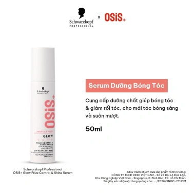 Serum Dưỡng Bóng Tóc OSiS+ GLOW 50ml – Dưỡng ẩm, bóng mượt, giảm giá 425k 2