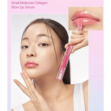 Serum Dưỡng Môi Collagen Glow Phân Tử Nhỏ Cleaderm – Hiệu Ứng Kính, Dưỡng Ẩm, 2 Màu