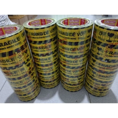 Set 1 cuộn băng keo dễ vỡ - Giá 22.456 VND, dính chắc, tiết kiệm cho văn phòng 2