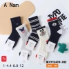 Set 10 Đôi Tất Trẻ Em Hoạt Hình Dễ Thương Cotton Dày Mềm Cổ Trung Thoáng Khí 68.800₫