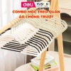 Set 10 móc treo quần áo Deli chống trơn trượt xoay 360 độ - Giá chỉ 30.000đ
