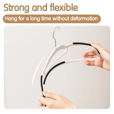 Set 10 móc treo quần áo Deli chống trơn trượt xoay 360 độ - Giá chỉ 30.000đ