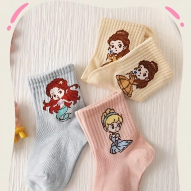Set 10 tất trẻ em công chúa Elsa cotton mùa xuân thu - Giá chỉ 77.600đ 6 Set 10 tất trẻ em công chúa Elsa cotton mùa xuân thu - Giá chỉ 77.600đ 6