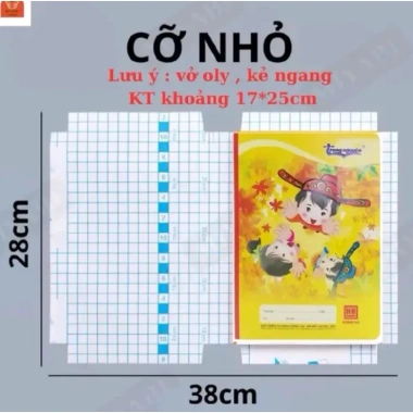 Set 10 Tờ Decal Bọc Vở Sách Giáo Khoa A4 - Nhãn Vở Giá chỉ 13.500 VNĐ 6