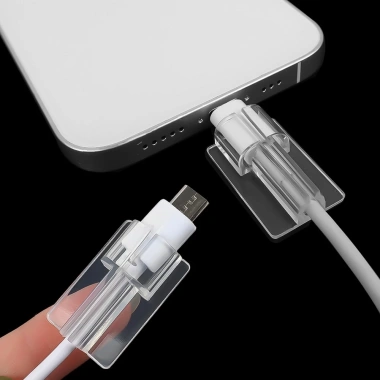 Set 1/5 Kẹp Bảo Vệ Dây Cáp Sạc Trong Suốt Chống Đứt Gãy iPhone 29.700 VND